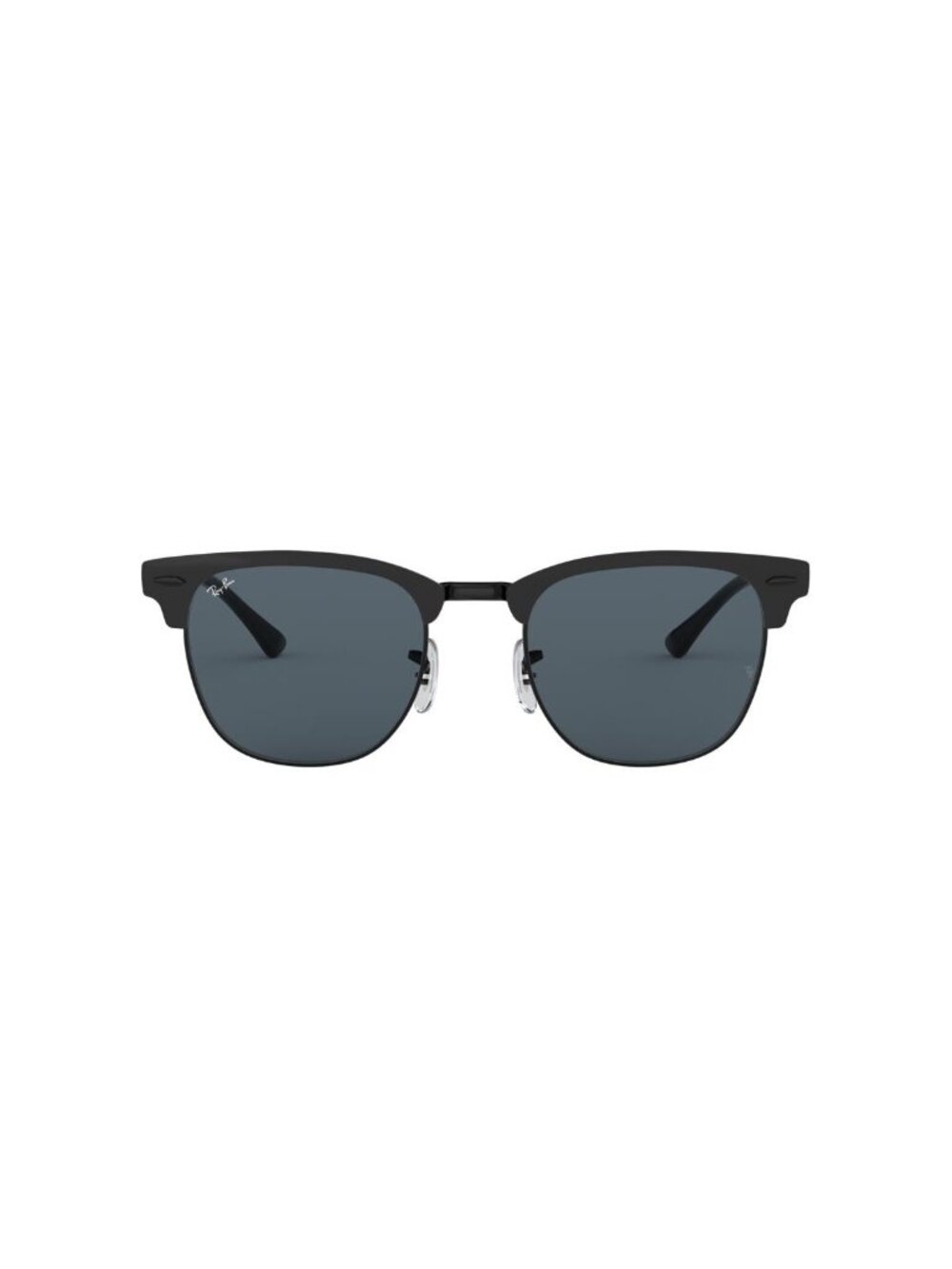New Ray-Ban Unisex Sunglasses Black Square Blue Lens Metal Frame Ray Ban RB3716